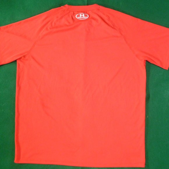 Under Armour Mens Large Short Sleeve Red T-Shirt - Picture 4 of 5